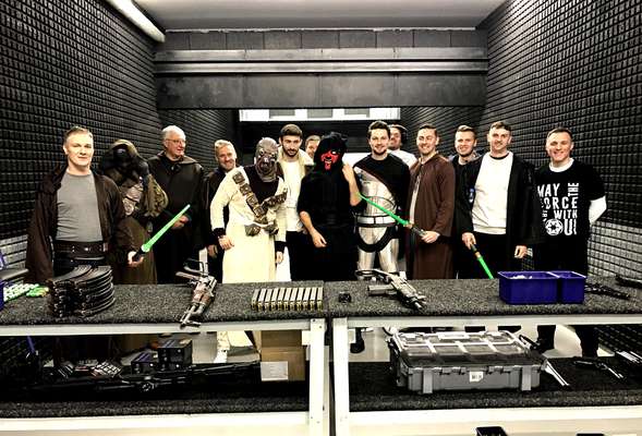 Prague stag do shooting range